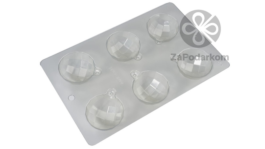Martellato 20SF005 форма для шоколада Елочная игрушка Шарик №5