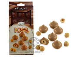 Silikomart SCG57 KISS силиконовая форма для шоколадных конфет 15 ячеек 28х24 мм