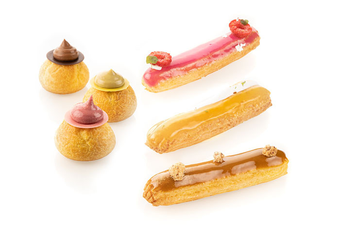 Silikomart AIR MAT Eclair & Choux перфорированный силиконовый коврик с разметкой для эклеров, шу, профитролей 30 х 40 см