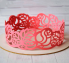 Трафарет для бортов торта Роза №2