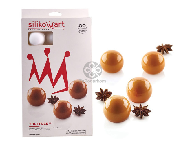 Silikomart TRUFFLES 40 силіконова форма на 15 осередків 42 х 36 мм