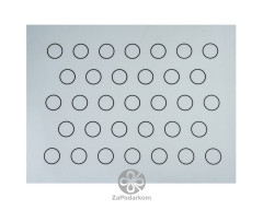 Коврик силиконовый с разметкой 40 х 30 см