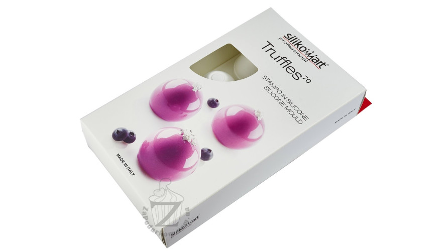 Silikomart TRUFFLES 70 силиконовая форма на 8 ячеек 52 х 45 мм
