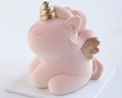 Силиконовая форма Динары Касько Unicorn Mini Cake 7,5 х 7 см(ручная работа)