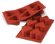 Silikomart SF036 HEARTS (серця), 6 осередків 65х40 мм