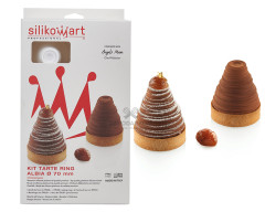 Silikomart KIT TARTE RING ALBIA Конус набор силиконовых форм 65х61 мм