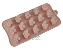 Силиконовая форма Сердечки 2,8 х 1,4 см, 15 ячеек