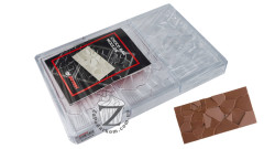 Pavoni PC5002 Crush поликарбонатная форма для плитки шоколада 155 х 77 х 10 мм