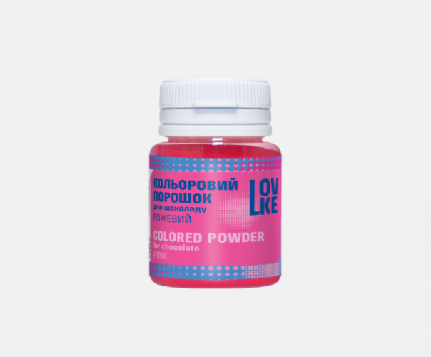 Lovke порошок для шоколада Розовый, 5 г