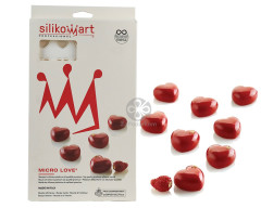 Silikomart MICRO LOVE 5 силиконовая форма 35 ячеек 26,5х25х13,75 мм