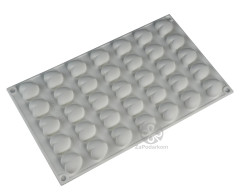 Silikomart MICRO LOVE 5 силиконовая форма 35 ячеек 26,5х25х13,75 мм