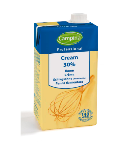 Сливки натуральные Campina Cream 30%, 1 л