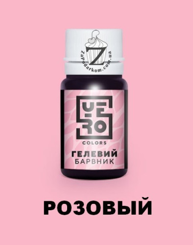 YeroColors гелевый краситель Розовый, 10 г