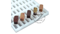 Pavoni LS03 силиконовая форма Chocoflex Praline Rectangle 35х14х14 мм