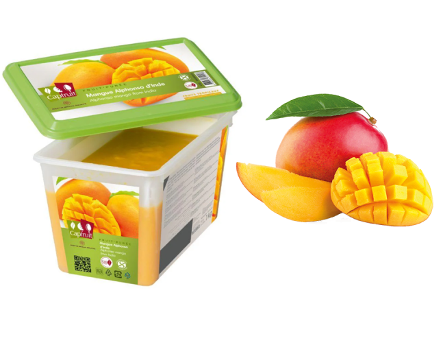 Capfruit (Франция) Манго замороженное пюре натуральное, 1 кг