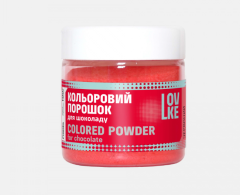 Lovke порошок для шоколада Красный MAXI, 100 г