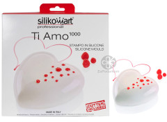 Silikomart TI AMO 1000 силиконовая форма 170 х 164 х 63 мм с каттером