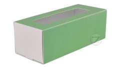 Коробка для Макаронс 14,1 х 5,9 х 4,9 см Мятная