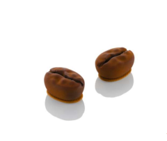 Silikomart CAFFE 110 Кофейное зерно силиконовая форма на 8 ячеек 78х58х40 мм