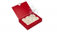 Коробка для 6 конфет 14,5 х 11 х 3 см Красная
