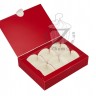 Коробка для 6 конфет 14,5 х 11 х 3 см Красная