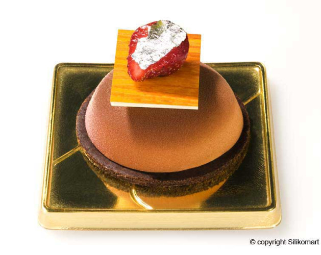 Silikomart SF043 FLAN (мини флан) 15 ячеек 40х13 мм