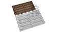 Silikomart KIT BAR MAGMA набор форм для шоколадных батончиков 120х25х25 мм, Tritan ТМ