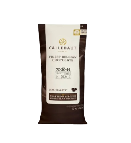 Callebaut 70,3% рецепт №70-30-44 натуральный темный шоколад в каллетах