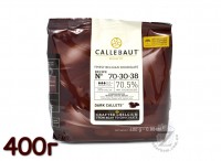 Callebaut Strong 70,5% рецепт №70-30-38 горький шоколад низкой текучести, упаковка 400 г