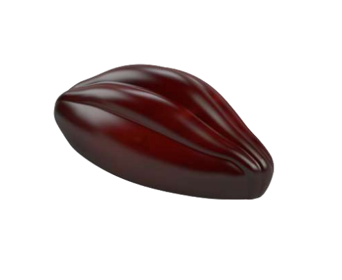 Silikomart CACAO 700 Какао боб силиконовая форма 197х99х76 мм