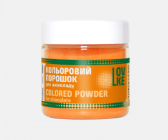 Lovke порошок для шоколада Оранжевый MAXI, 100 г