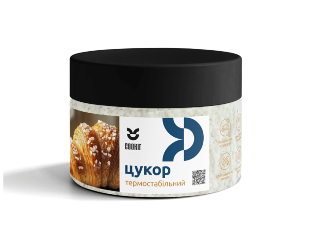 COOKIT Хрустящий гранулированный сахар термостабильный 2-4 мм, 140 г
