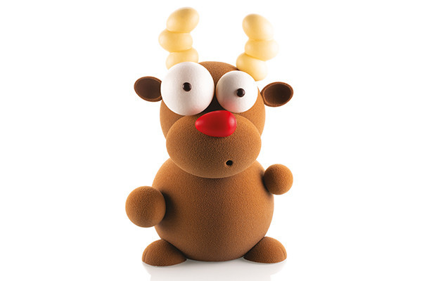 Silikomart KIT RUDOLF набор пластиковых форм для объемного шоколадного оленя 147х236х220 мм