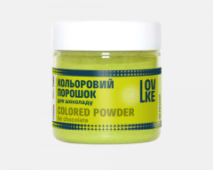 Lovke порошок для шоколада Зеленый MAXI, 100 г