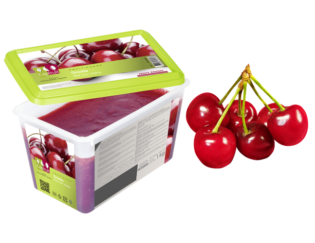 Capfruit (Франция) Вишня замороженное пюре натуральное, 1 кг