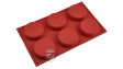 Silikomart SF047 FLAN (макси флан) 6 ячеек 80х18 мм