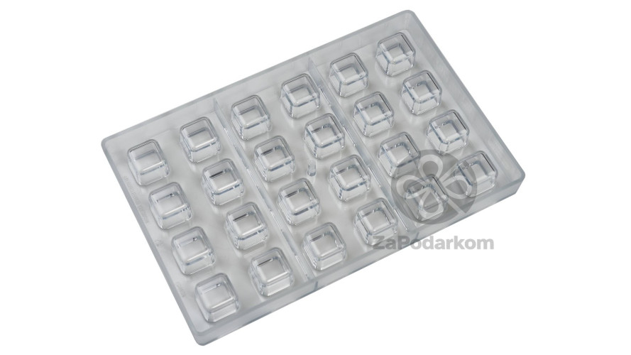 Silikomart Kit CUBO 01 набор форм для 24 конфет квадрат, Tritan ТМ