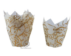 Бумажные формы тюльпан 160 (50x60/95) Lily Gold, Швеция
