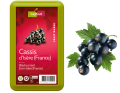 Capfruit (Франция) Черная смородина замороженное пюре натуральное, 1 кг