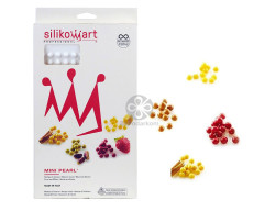 Silikomart MINI PEARL Жемчужины силиконовая форма для мини-декора 228 ячеек 7х6 мм