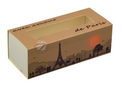 Коробка для Макаронс 14,1 х 5,9 х 4,9 см Париж