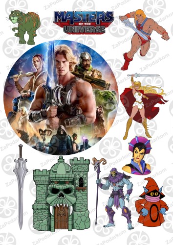 Вафельна картинка Masters of Universe Володарі Всесвіту