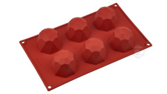 Silikomart SF049 Big Diamond (диамант), 6 ячеек 68х45 мм