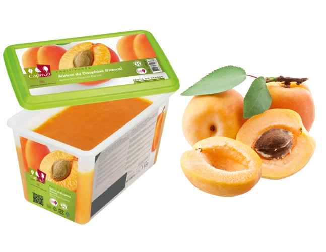 Capfruit (Франция) Абрикос замороженное пюре натуральное, 1 кг