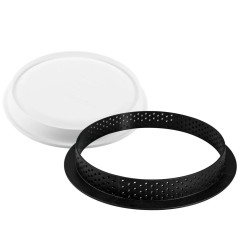Silikomart KIT TARTE RING PALET набор силиконовая форма и кольца для 2 тартов 150х20 мм