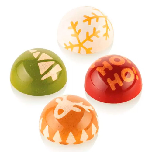 Silikomart CHOCO STAMP B Штампы для декорирования шоколада (4 шт) 31 х 17 мм