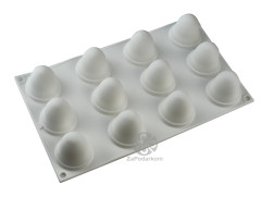 Silikomart EGG 30 Яйцо силиконовая форма 12 ячеек 34х47 мм