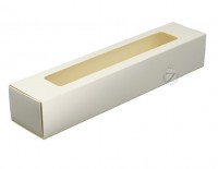 Коробка для Макаронс 30,5 х 6,2 х 5,2 см большая белая