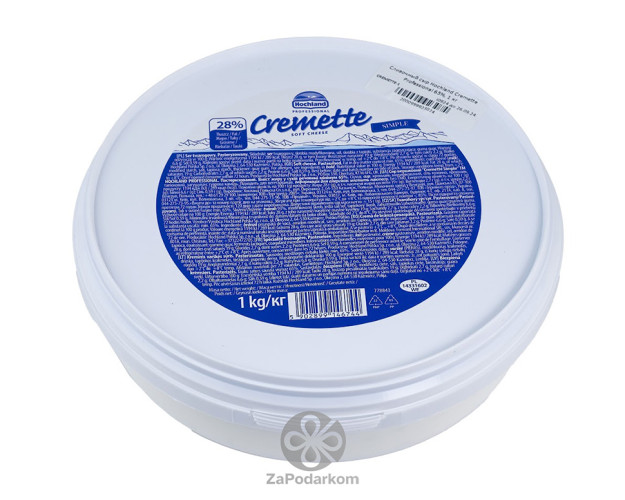 Сливочный сыр Hochland Cremette Professional 65%, 1 кг