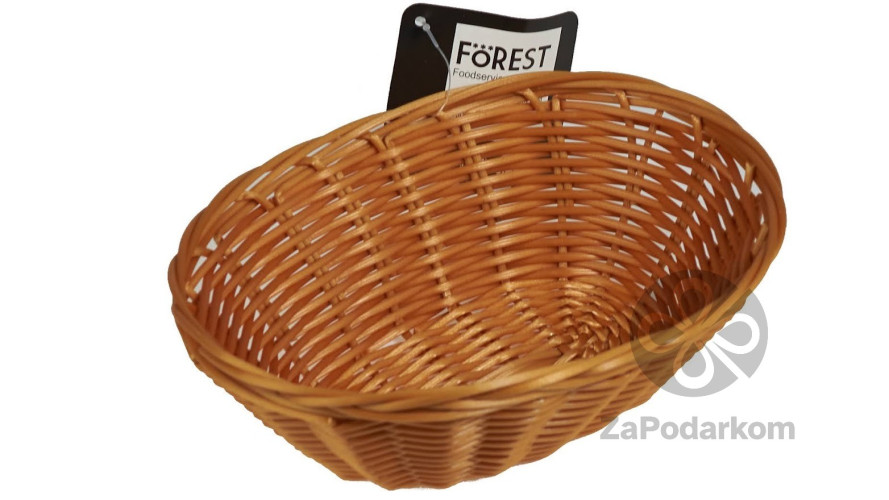 FoREST 531013 корзина для хлеба овальная 23 х 15 х 6,5 см